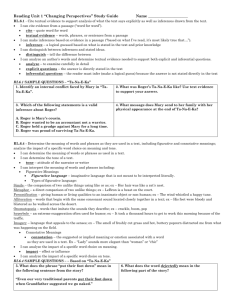 Reading Study Guide - Campbell County Schools