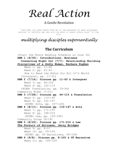 Curriculum - New Hope Church