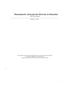 Massachusetts Advocates for Diversity in Education Task Force