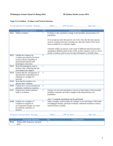 IB Assessment Statement/Detailed Syllabus