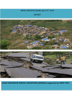 Earthquake report 15