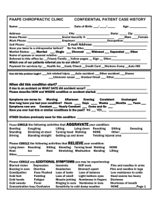 new patient forms - Paape Chiropractic Clinic