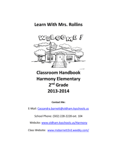 Our Classroom Guide - Mrs. Rollins` Class