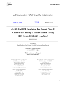 LIGO Laboratory / LIGO Scientific Collaboration