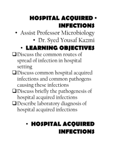 hospital acquired infections