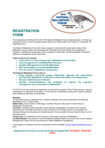this form - The National Malleefowl Recovery Team