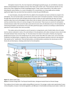Carbon Cycle and Ocean Acidification