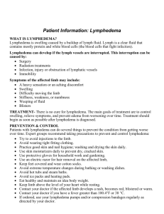 Lymphedema Patient Information - Middlesex Surgical Associates