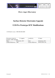 Pierre Auger Observatory Surface Detector Electronics