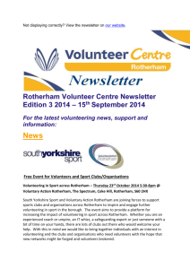 Edition 3 2014 - Voluntary Action Rotherham