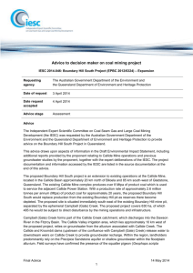 Boundary Hill South Project advice - Independent Expert Scientific