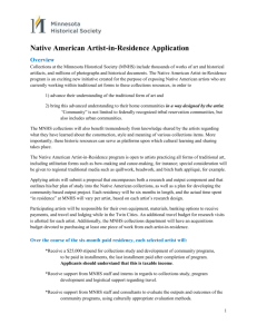 Native American Artist-in-Residence Application Overview
