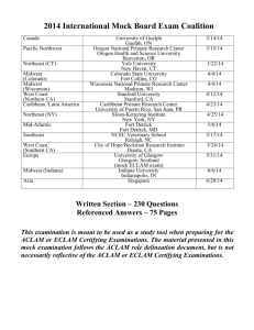 Written Answers - Laboratory Animal Boards Study Group