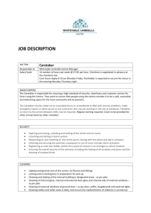 Job Description - Umbrella Centre