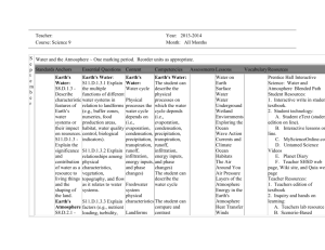 Teacher: Year: 2013-2014 Course: Science 9 Month: All Months S e