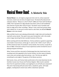 Musical Moose Bio - Musical Moose Band