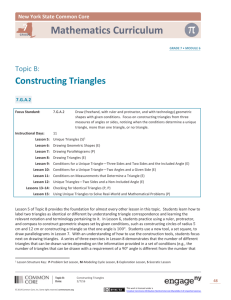 Grade 7 Mathematics Module 6, Topic B, Overview