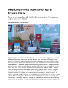 English - International Year of Crystallography