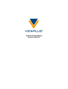 ViewPlus Emprint Manual