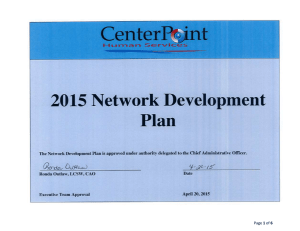 2015 Network Development Plan