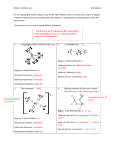 CH115-1C Patterson SI Worksheet 8 For the following, draw the