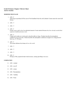 Grade 8_Chapter3_Science Review(Solutions)