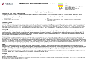 Year 1 Writing and GPS Phase Assessment Model