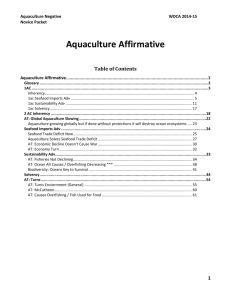 Aquaculture Affirmative
