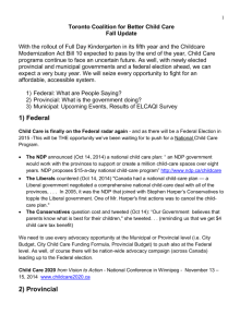 Fall-Newsletter-2014.. - Toronto Coalition for Better Child Care