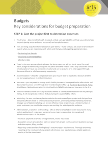 Arts Acumen Budget Preparation Toolkit DOC