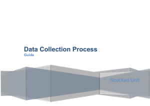 New & Existing Data Collection Process