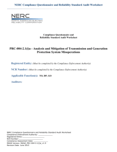 Analysis and Mitigation of Transmission and Generation Protection