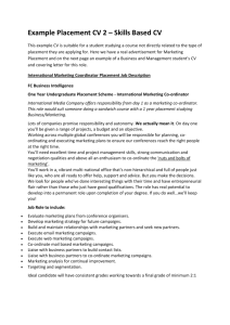 Placements skills based CV and Cover Letter [DOCX 22.42KB]