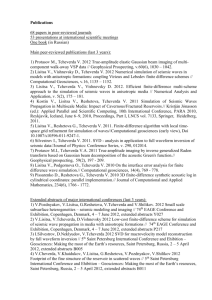 Publications 68 papers in peer-reviewed journals 53 presentations