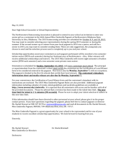 Initial School Letter - Northwestern Oklahoma State University