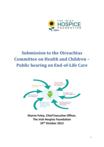 Briefing document fr... - Irish Hospice Foundation
