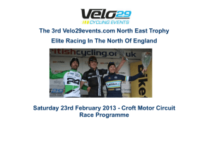 North East Trophy Race Manual 2013