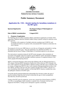Public Summary Document - August 2013