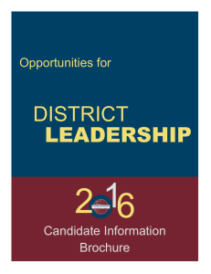 41 kB 8th Dec 2015 Opportunties for District Leadership