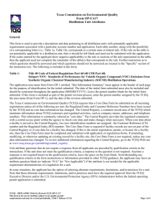 TCEQ-Form OP-UA17 Distillation Unit Attributes