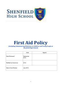 Appendix 10 - Shenfield High School