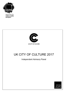 UK City of Culture independent advisory panel