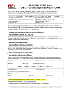 Regional ZONE 3 & 4 LAFC Training Registration Form