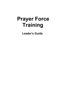 Prayer Force - ARC Churches