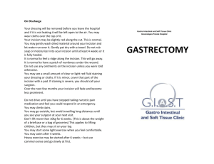 Gastrectomy Information (Word Document)