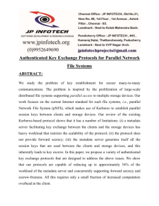 Authenticated Key Exchange Protocols for Parallel Network File