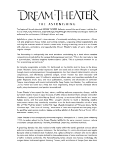 Dream Theater BIO 2015 - Roadrunner Records Press