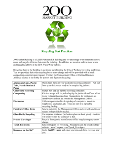 Recycling Best Practices