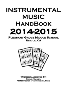 PG Band Handbook 20142015