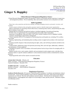 Ginger`s 2015 Resume - iSearch